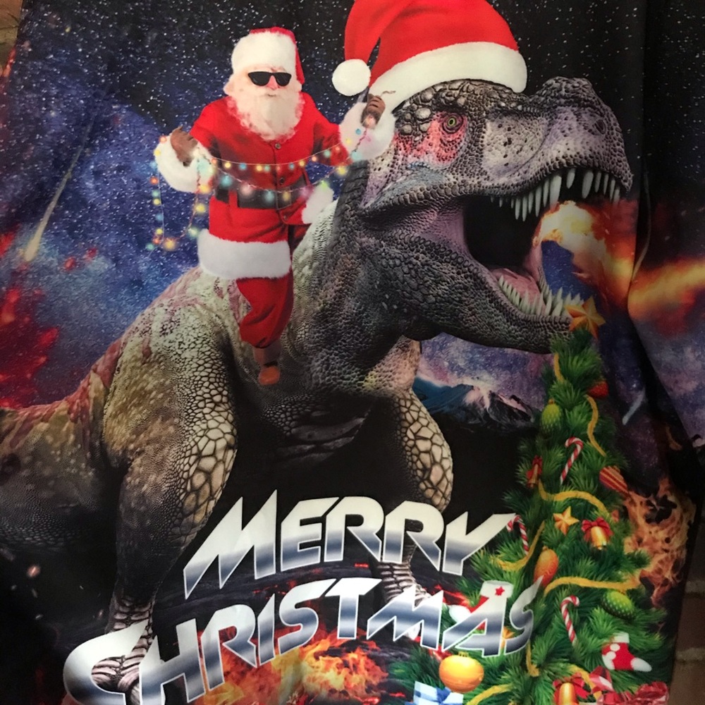 ARVILGILL ugly Christmas jumper shirt -52 chest -30” long